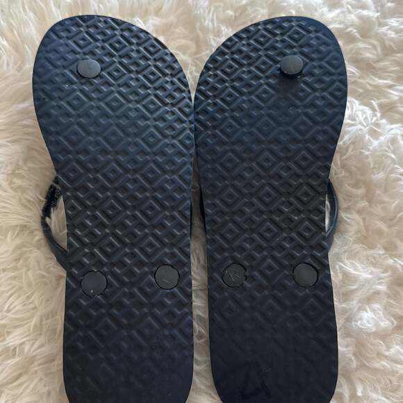 Tory Burch Flip Flops Rainbow Monogram Size 7‎ - Picture 5 of 5